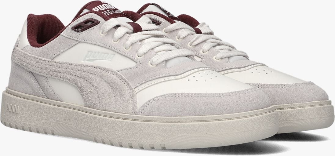 PUMA witte puma lage sneakers double court