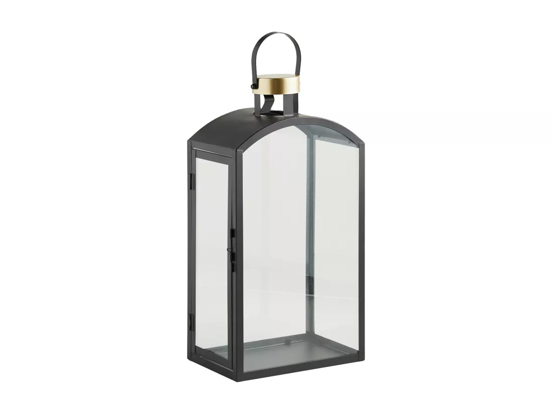 Lanterne Arn noir moyen 45 x 24 x 15