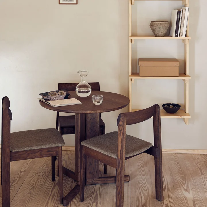 Form & Refine - Trefoil Tisch, Ø 90 cm, Eiche natur