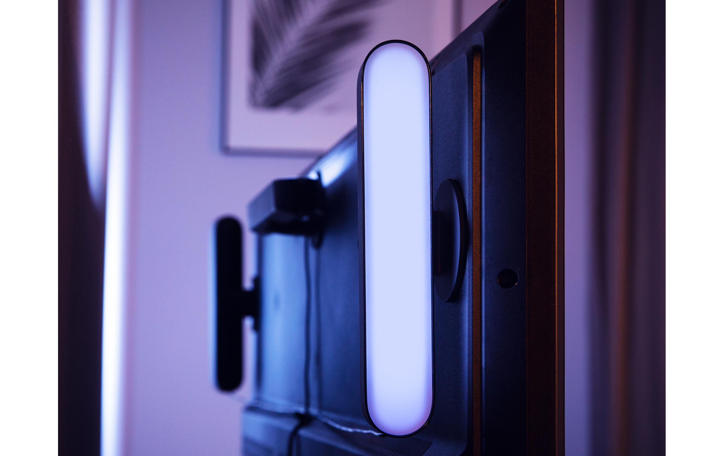 White & Color Ambiance Play 2er-Pack Lightbar Basis SchwarzHue Light Bar, Schwarz (2 Stück)