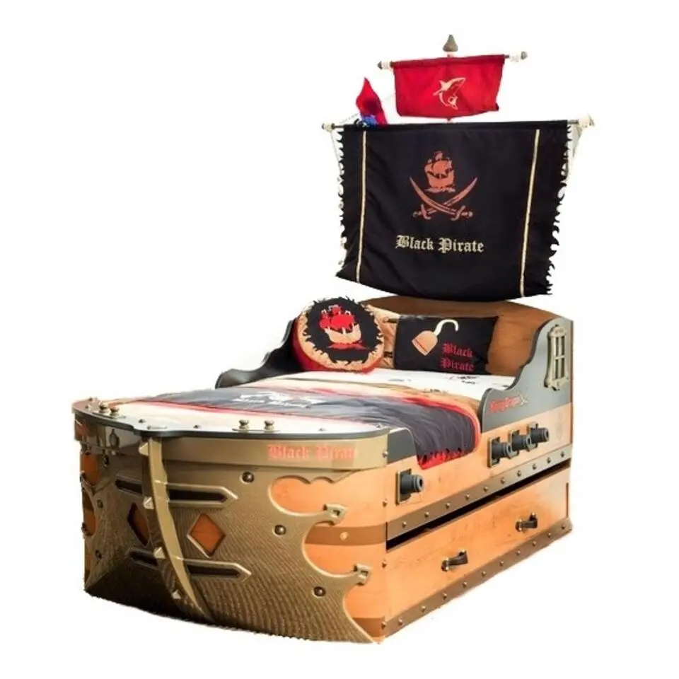 Cilek Black Pirate schipbed voor de jongenskamer