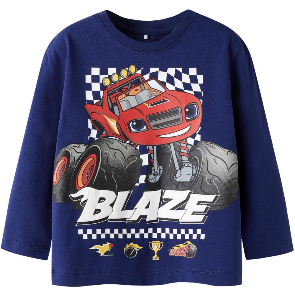 Køb Name It Blueprint Nmmaman Blaze Ls Nreg Top Vde