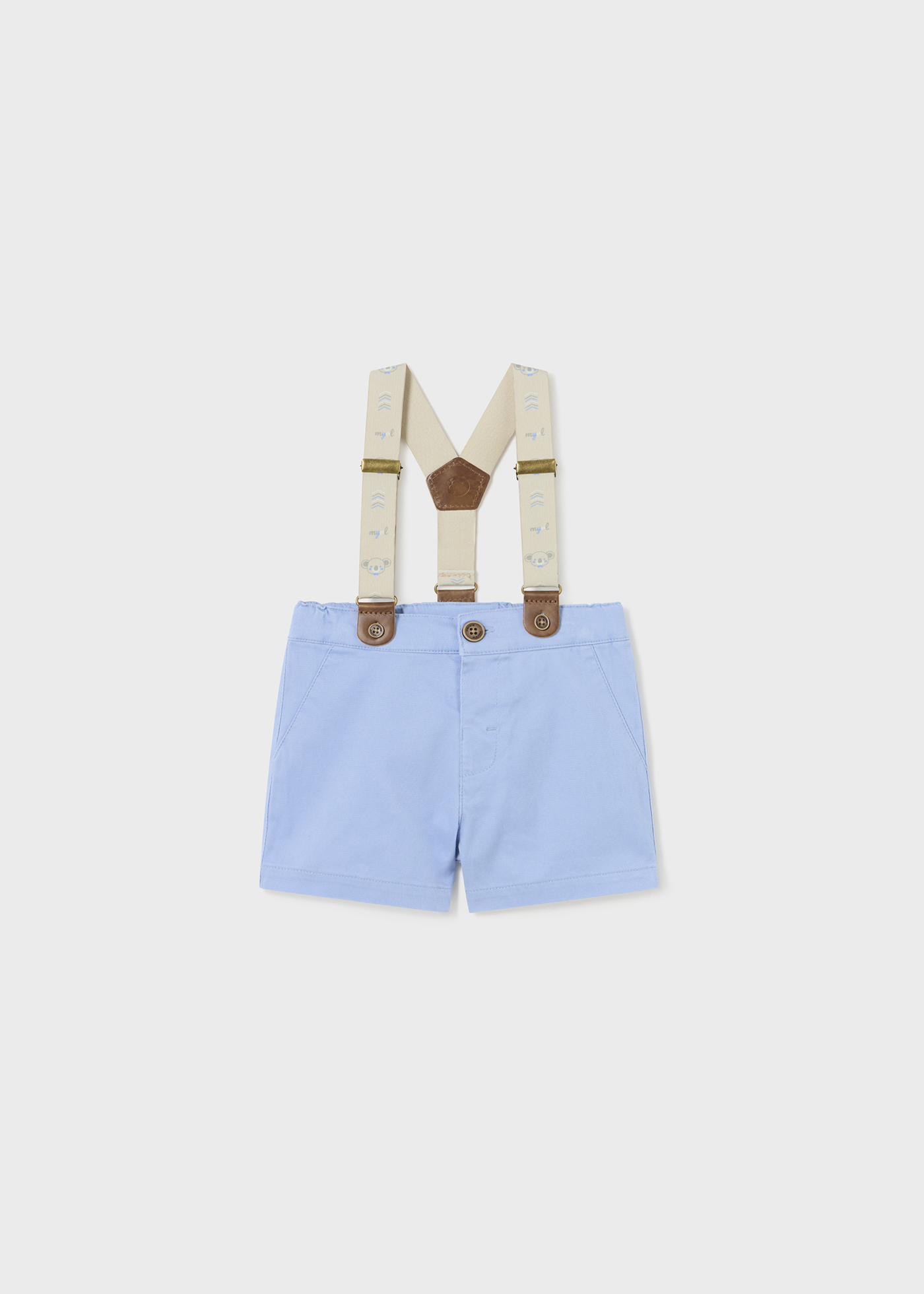 Bermuda de algodão piqué para bebês da Better Cotton