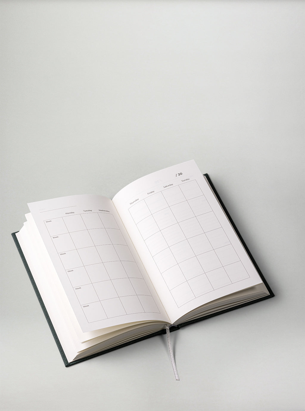 New Mags  Yearly Planner - Moss Green