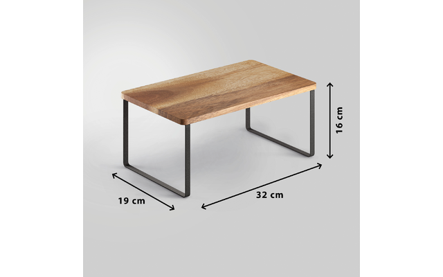 Metaltex York LAVA Gewürzregal aus Akazienholz
