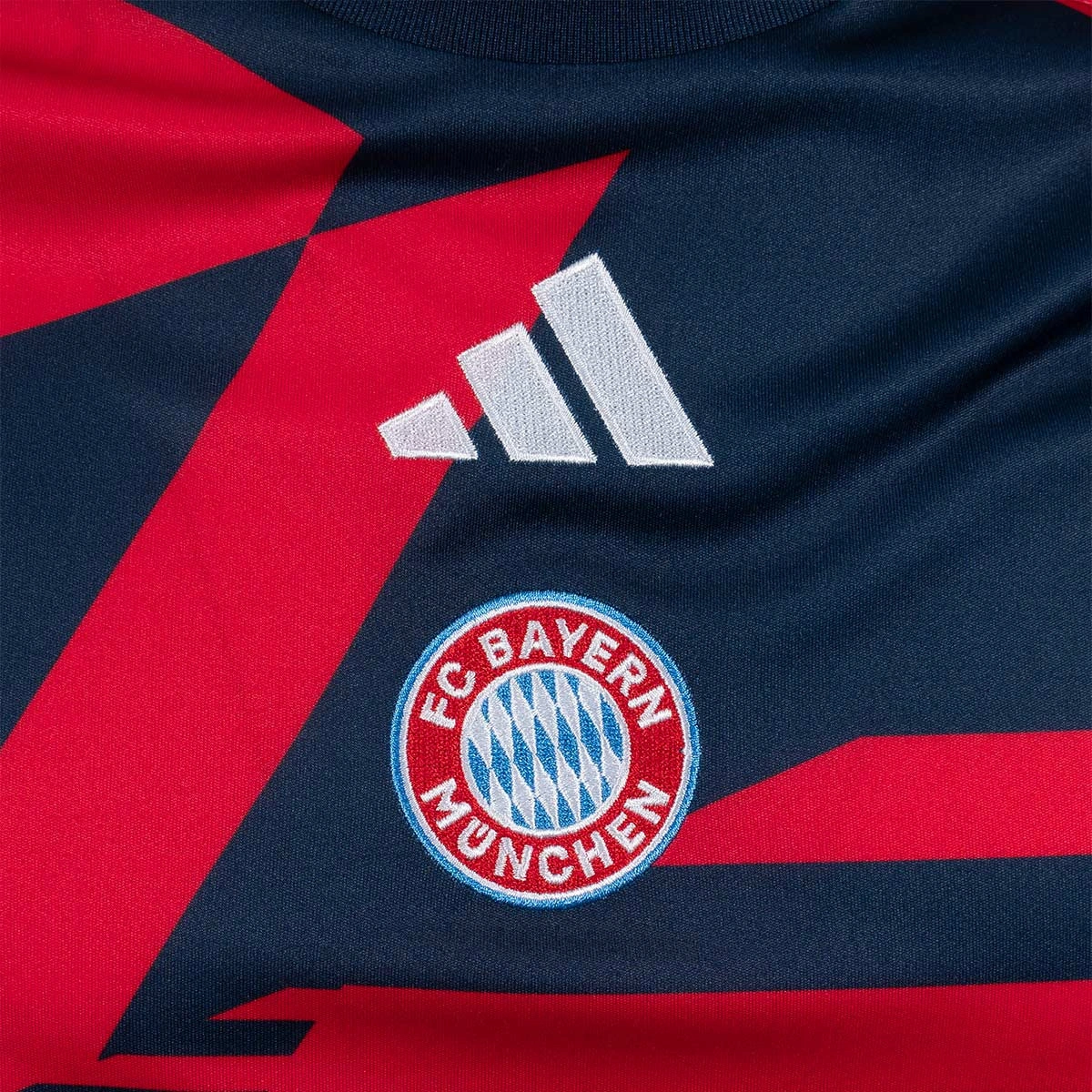 T-Shirt adidas FC Bayern Pre-Match 2026-2027 Criança