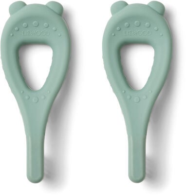 LIEWOOD Janelle Tannbørste Silikon 2-Pack, Peppermint