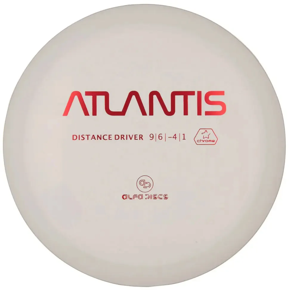 Alfa Disc Chrome Line Driver Atlantis, 173-176g White