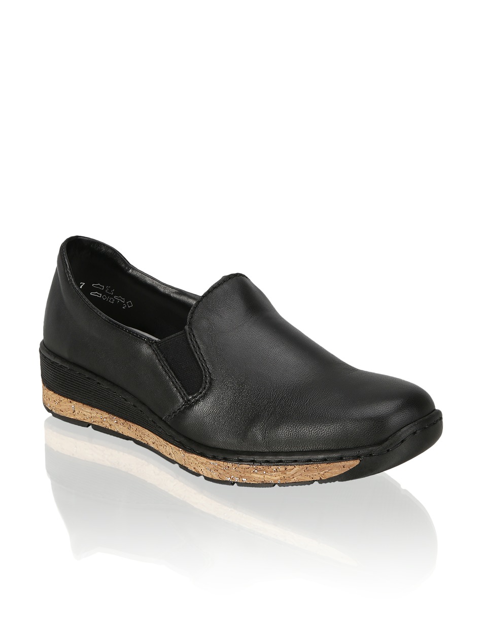Glattleder Slipper