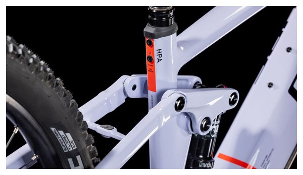 VTT Électrique Tout-Suspendu Cube Stereo Hybrid One44 EXC 800 Shimano Deore XT 12V 800 Wh 29'' Violet Rose Cyclamen 2025