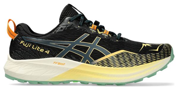 Chaussures de Trail Running Asics Fuji Lite 4 Noir Jaune