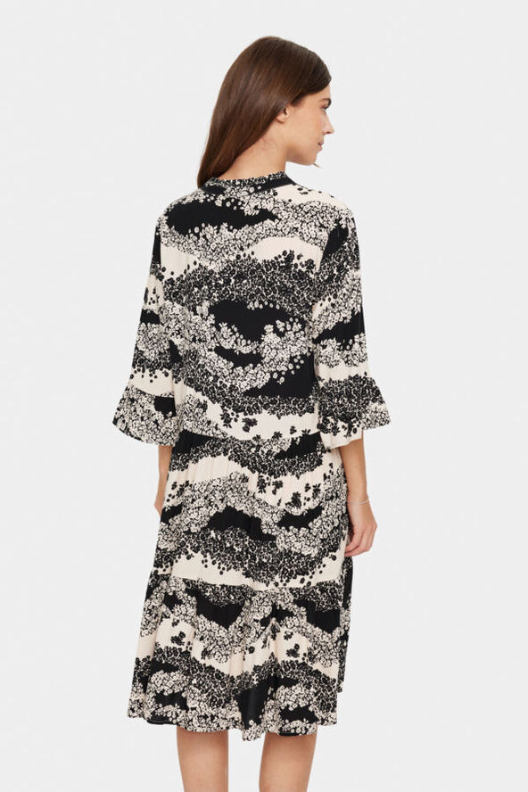 Saint Tropez EdaSZ Dress Black wavy flowers