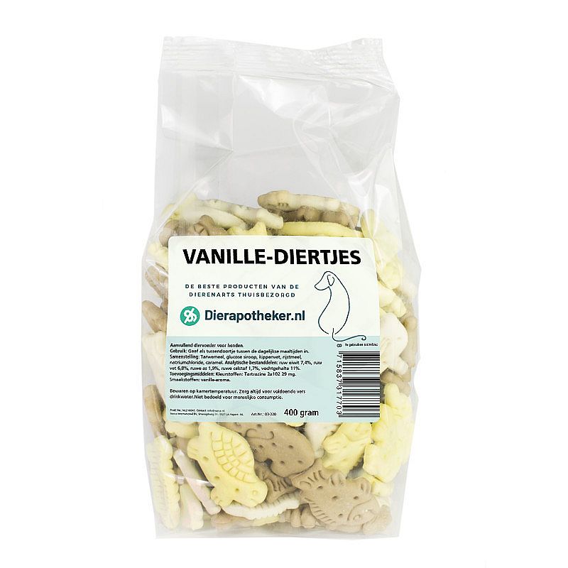 Vanille Diertjes Dierapotheker.nl 400 gram