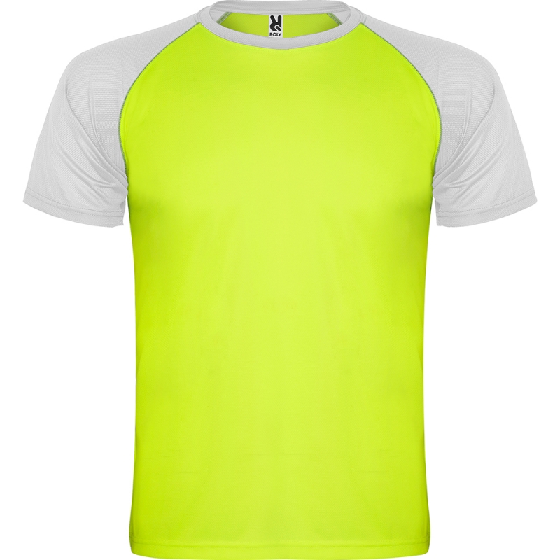 Roly R6650 - INDIANAPOLIS T-shirt de sport manches courtes raglan