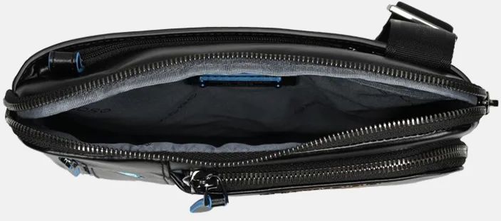 Piquadro - Crossbody Tas - Donkerkleurig - Verstelbare Schouderband