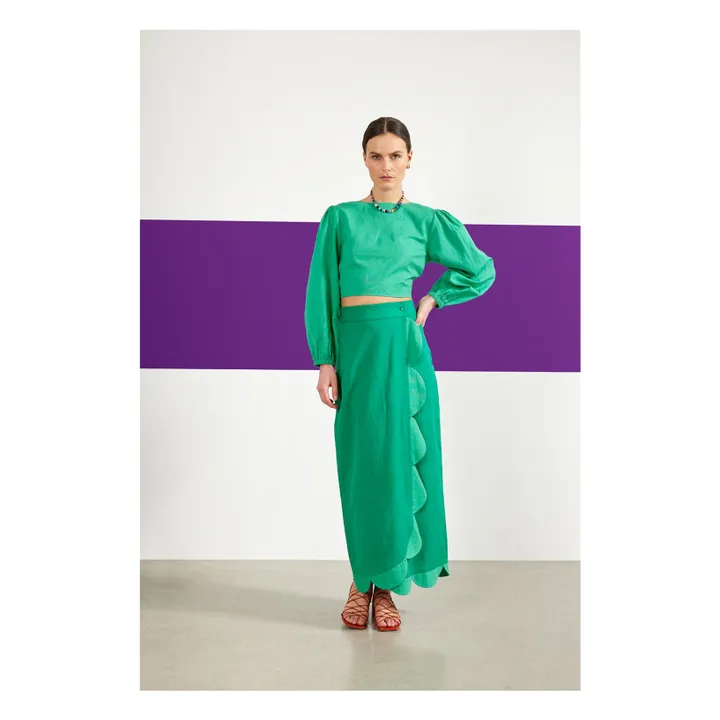 Maria de la Orden Jupe Suzanne | Vert