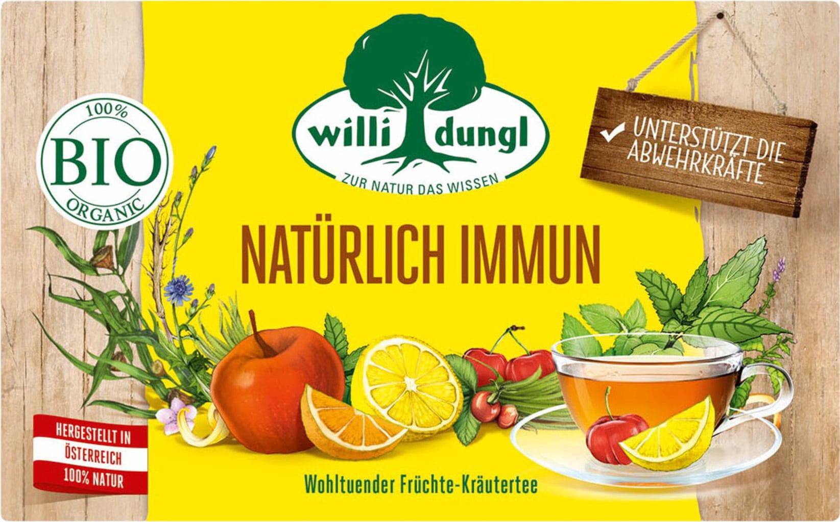 Willi Dungl  BIO-Tee Natürlich Immun, 40 g