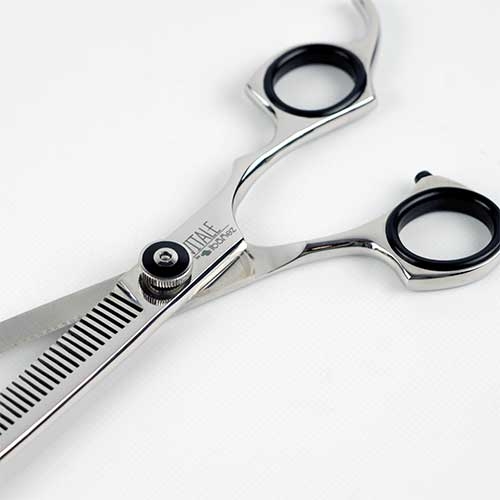 Tesoura de tosa Ibáñez Vitale Sculpting para cães, 50 dentes, adequada para pelagens bem cuidadas e não excessivamente densas, 20 cm de comprimento.