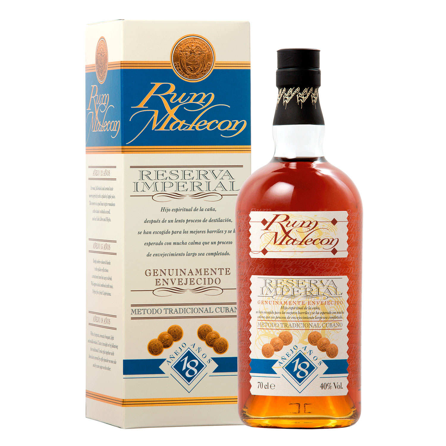 Malecon 18 ans - Rhum du Panama 40% - Rum Malecon
