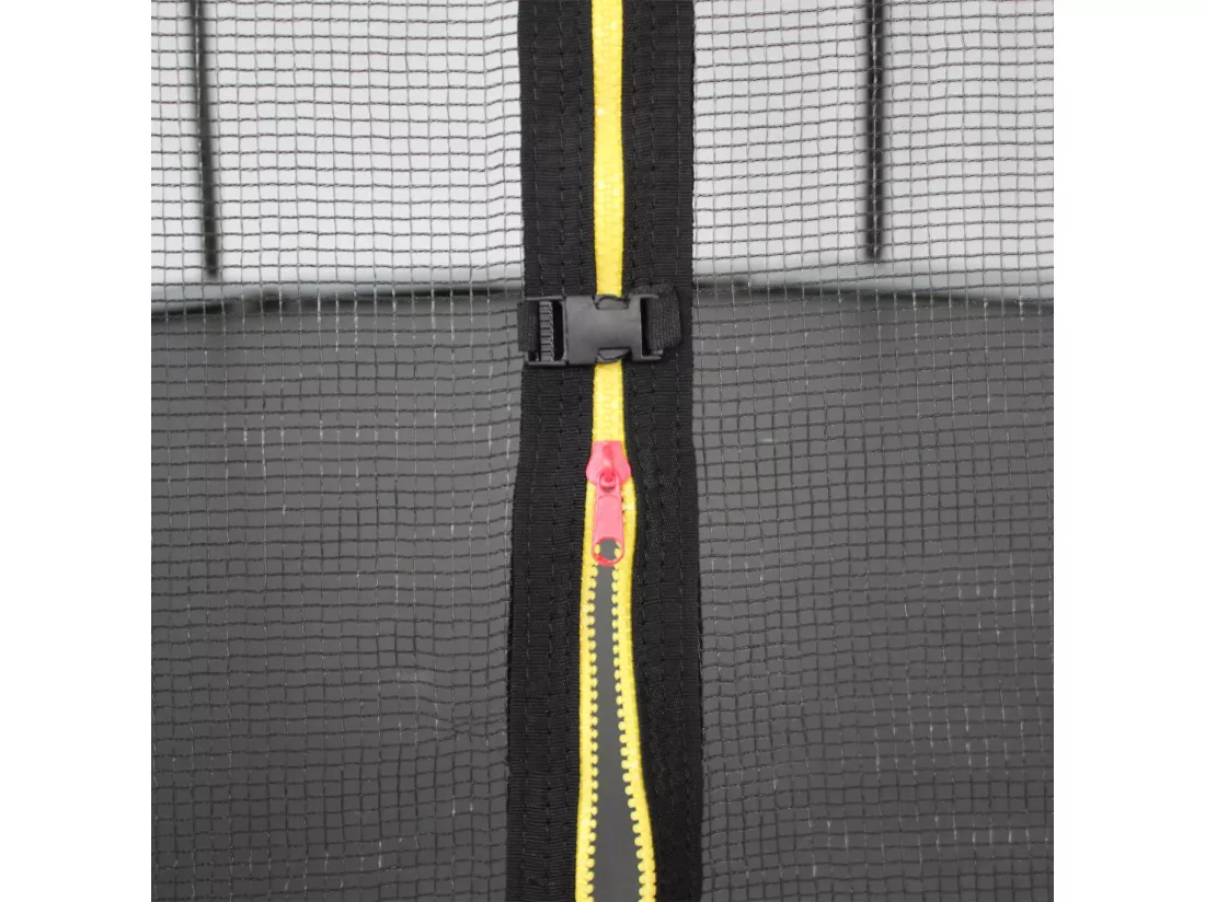 Trampoline rond Ø 400cm gris avec son filet de protection - Mercure - Trampoline de jardin 400 cm 4m| Qualité PRO. | Normes EU