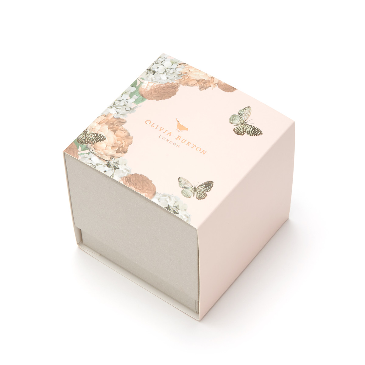 Montre Olivia Burton femme acier doré rose cuir