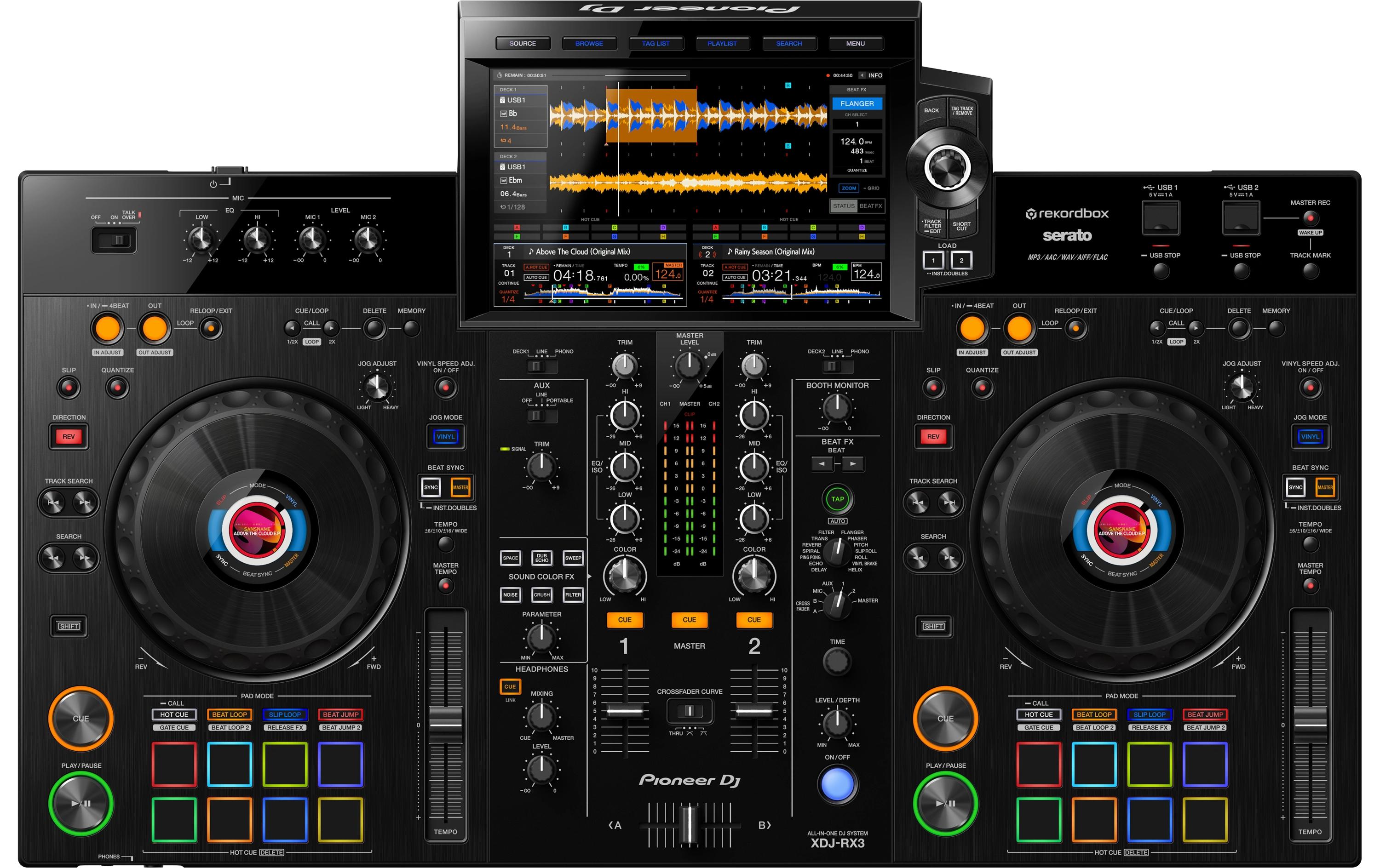 DJ-Controller XDJ-RX3<br>2-Kanal All-in-One Performance DJ System