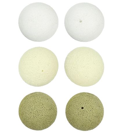 Iris Lights Lysk?de - 290 cm - 20 Lys - Creamy White