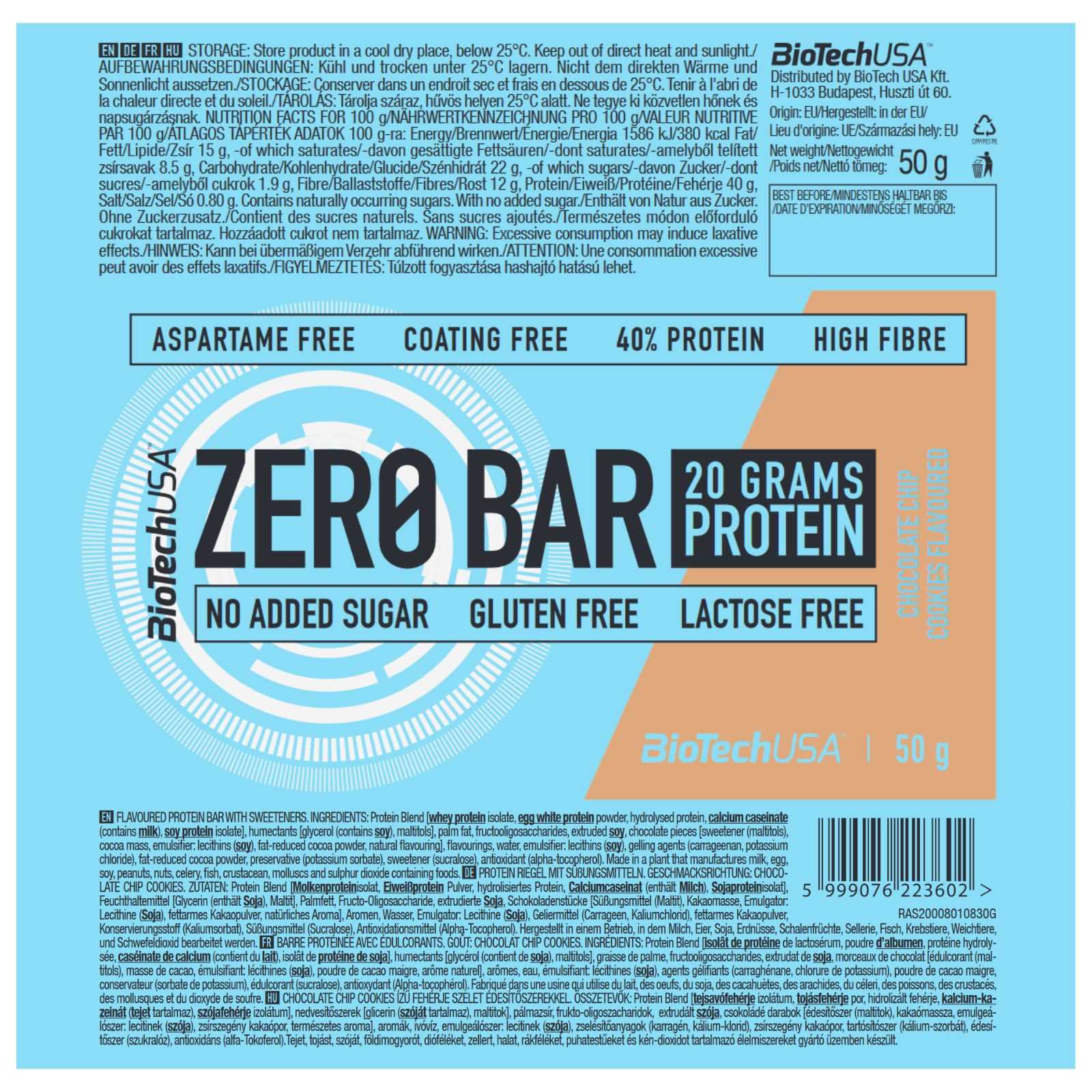Barra Zero Biotech USA 50 g