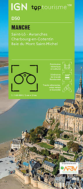 IGN - MANCHE D50 TOP TOURISME 100 IGN