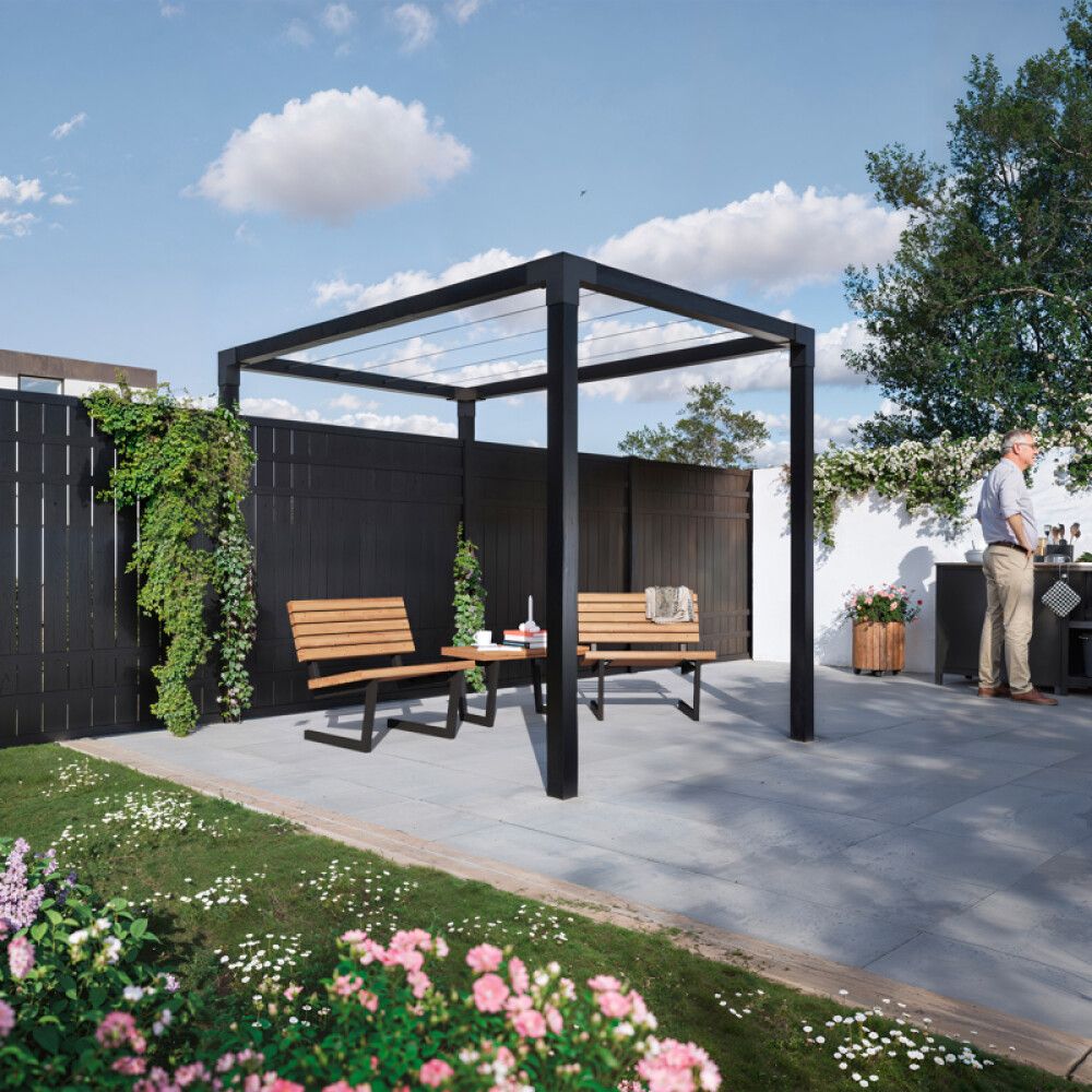 PERGOLA PLUS DAYLIFE MODEL 6 SVART