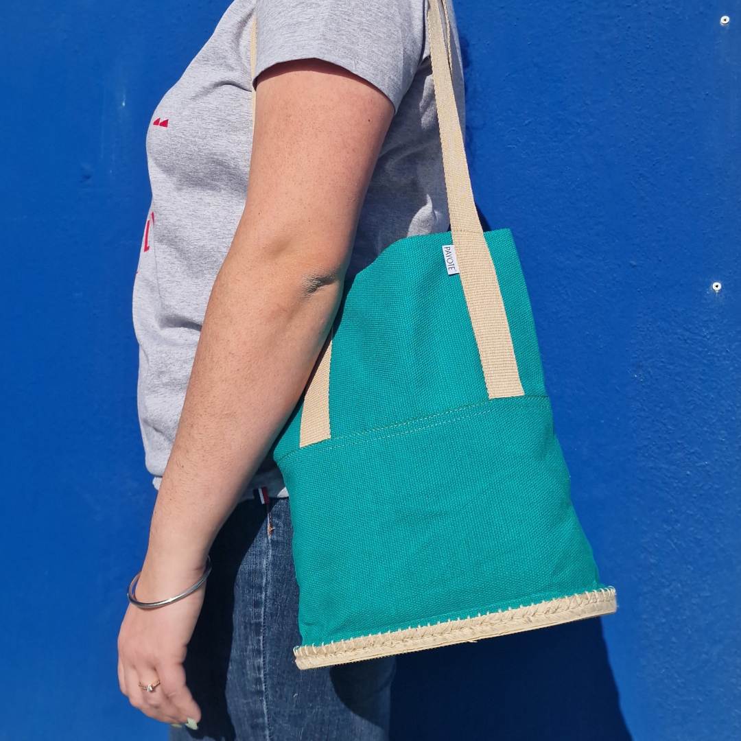 Sac espadrille Vert Emeraude