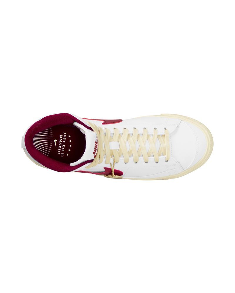 Chaussures Nike Blazer Mid '77 Blanc & Rouge pour femme