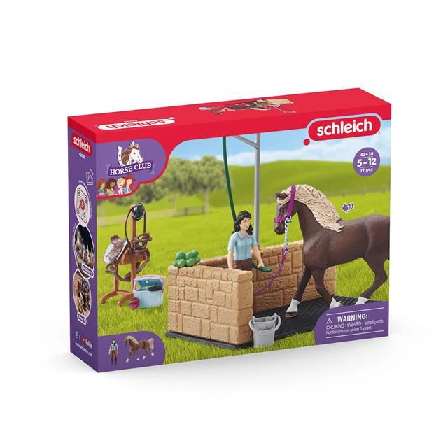 Speelgoedset Schleich Wasplaats HORSECLUB Emiliy & Luna