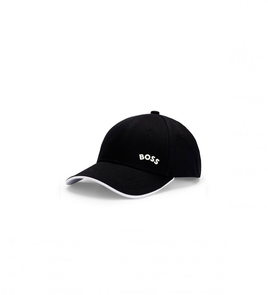 Boné BOSS Curved Logo Twill Preto
