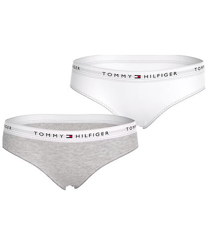 Tommy Hilfiger Slips - 2er-Pack - White/Light Grey Heather