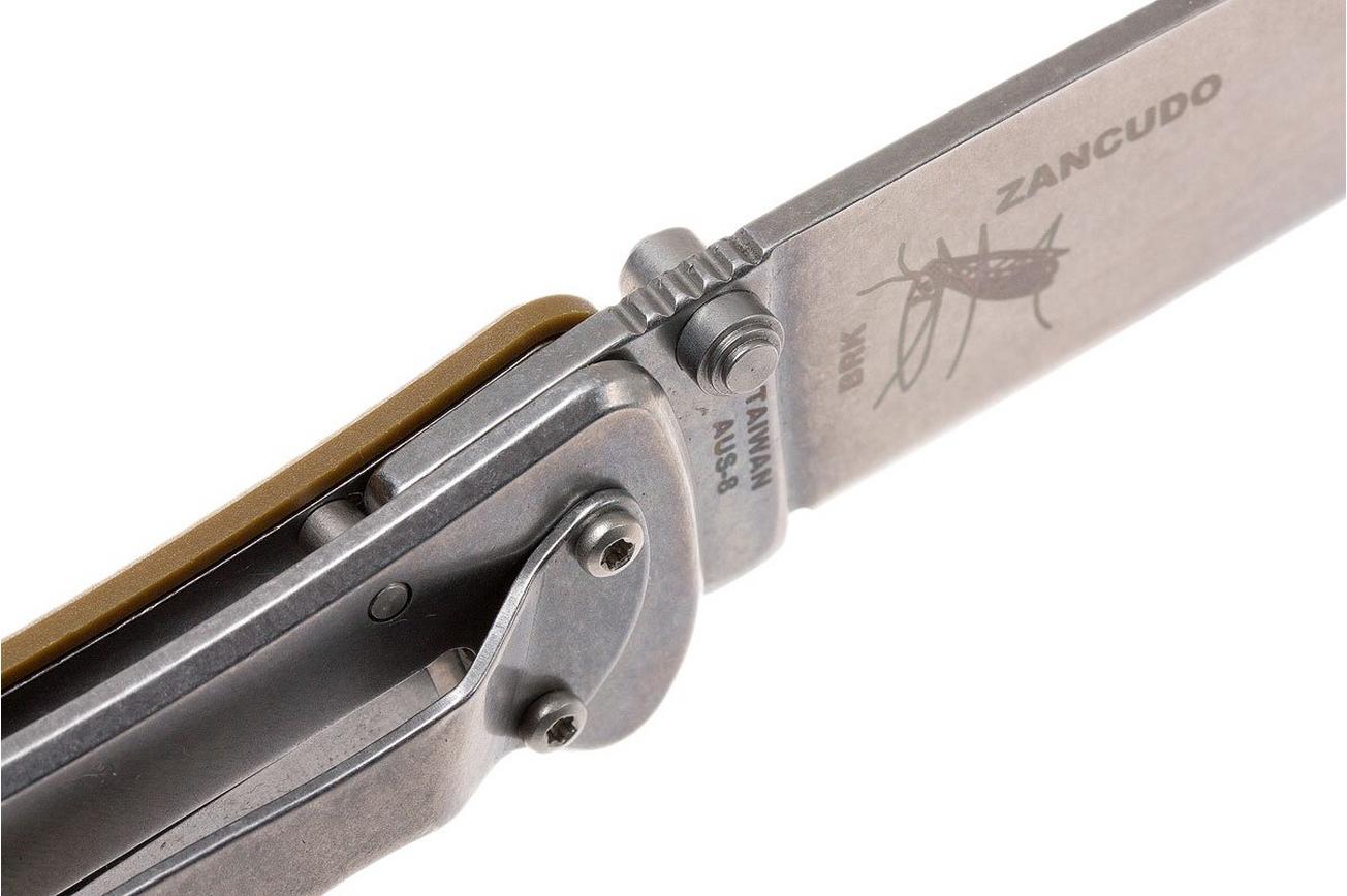 ESEE Knives Zancudo AUS8 Coyote Brown-Stonewashed, BRKR1CB zakmes