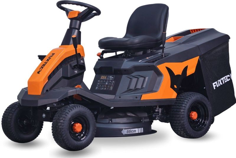 FUXTEC - FX-RMR66 - Zitmaaier - Benzine - 4,5 kW - Maaibreedte 651 mm - Inhoud Grasopvangbak 150 liter