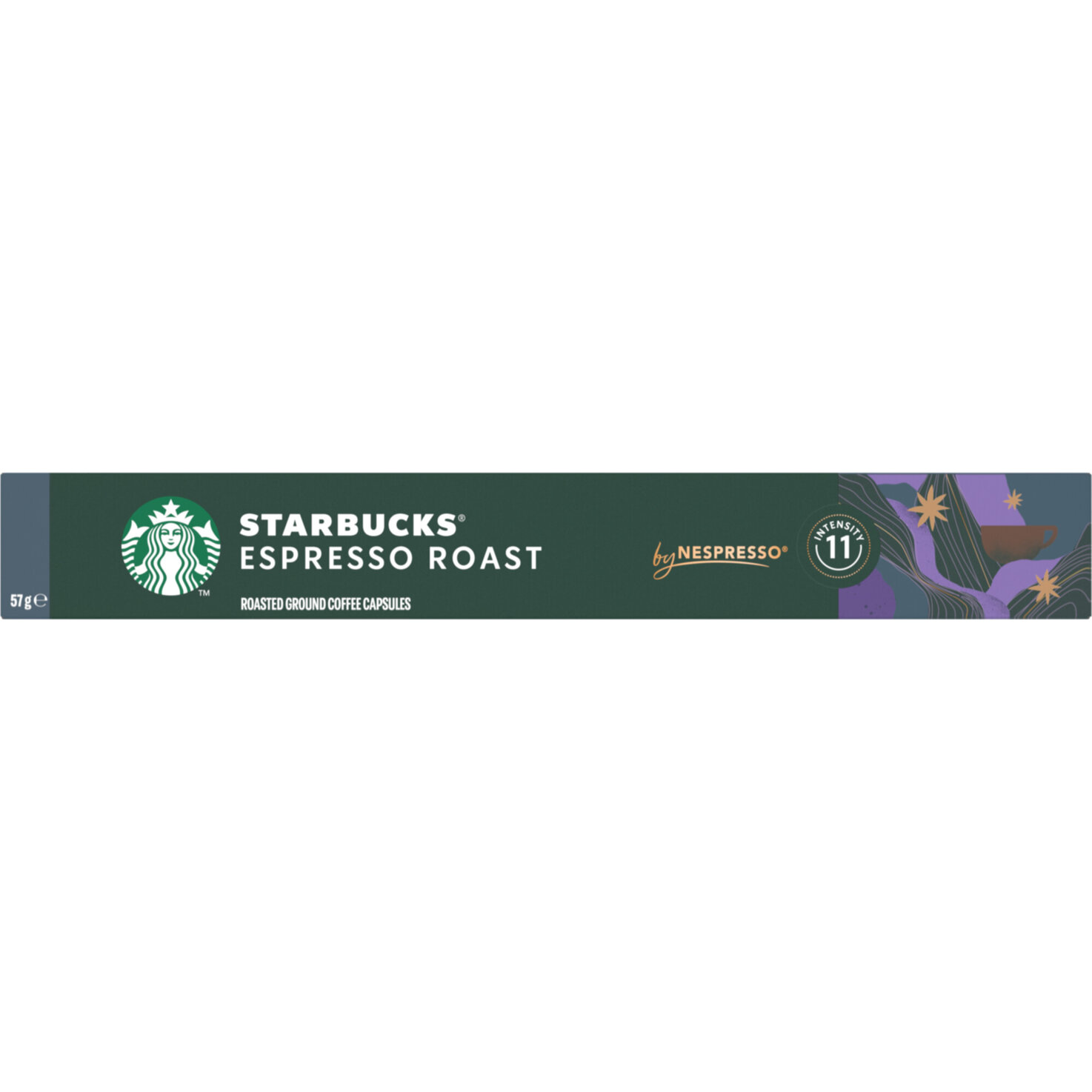 Starbucks Espresso Roast by NESPRESSO Dark Roast, 10 Kapseln