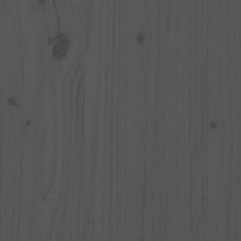 Composteur gris 100x100x102 cm bois massif de pin