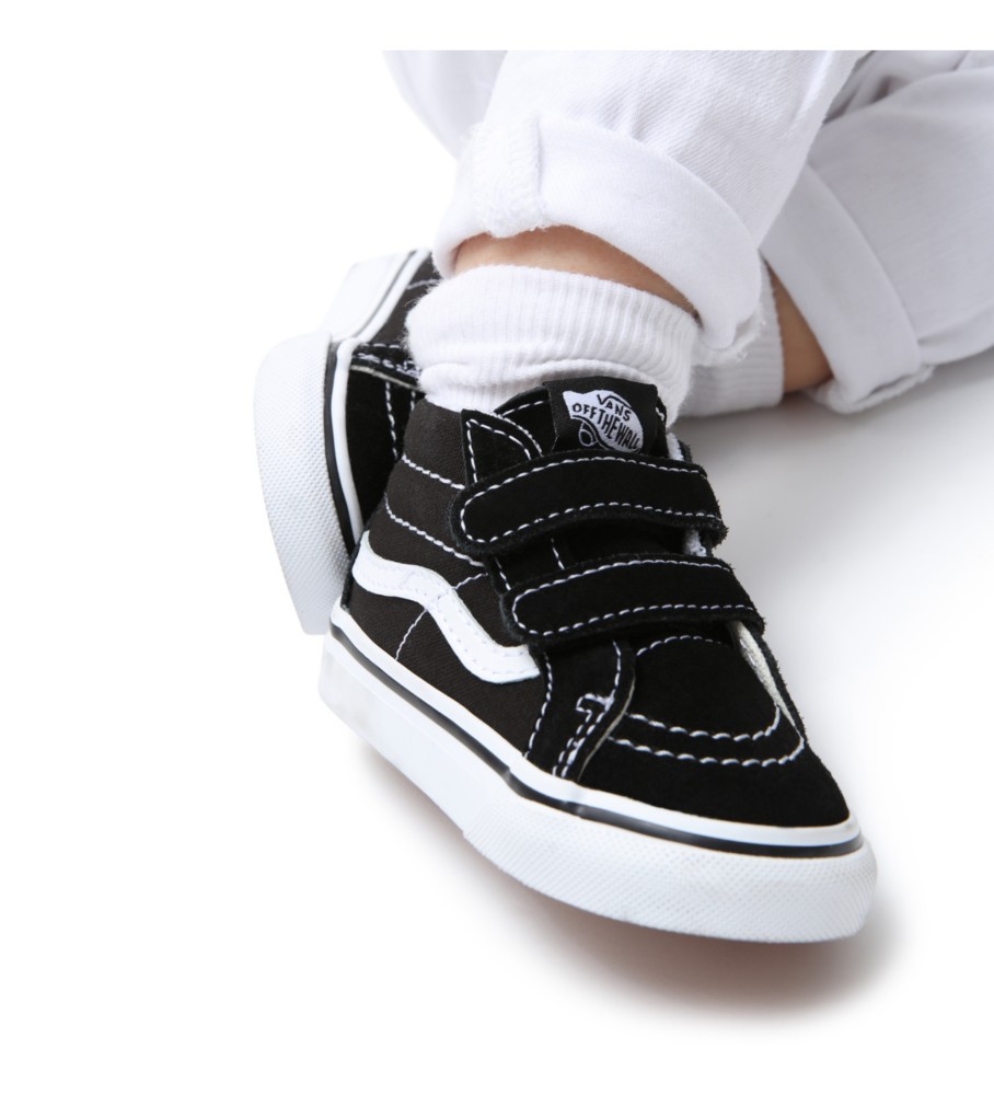 Tênis Vans Sk8-Mid Reissue V, Preto e Branco