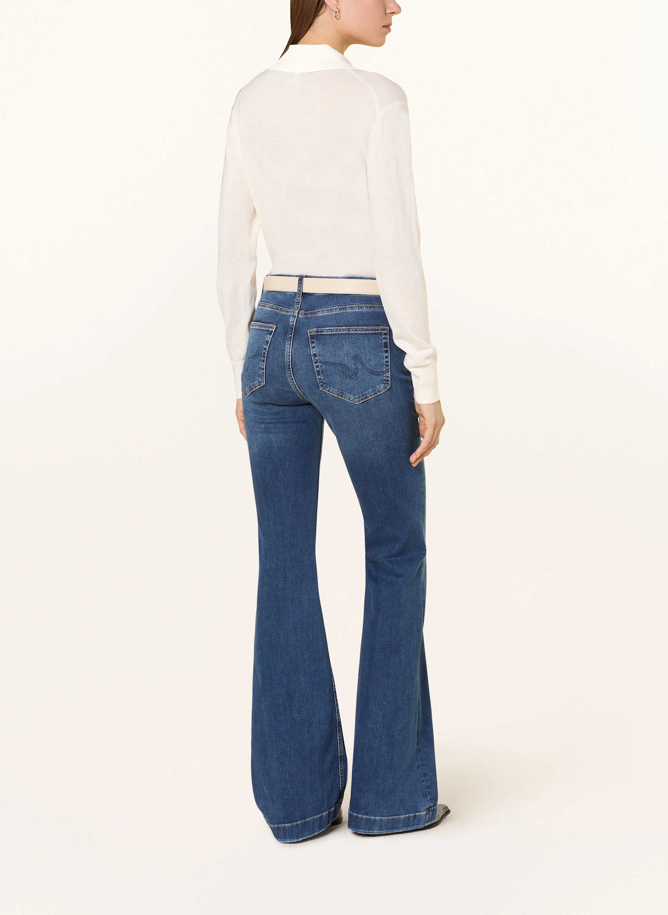 REISS Strick-Poloshirt