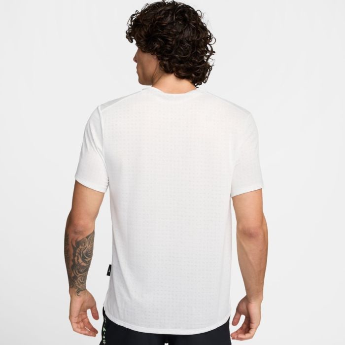 Nike Herre T-shirts Dri-FIT Breath Miler SS Tee Hvid