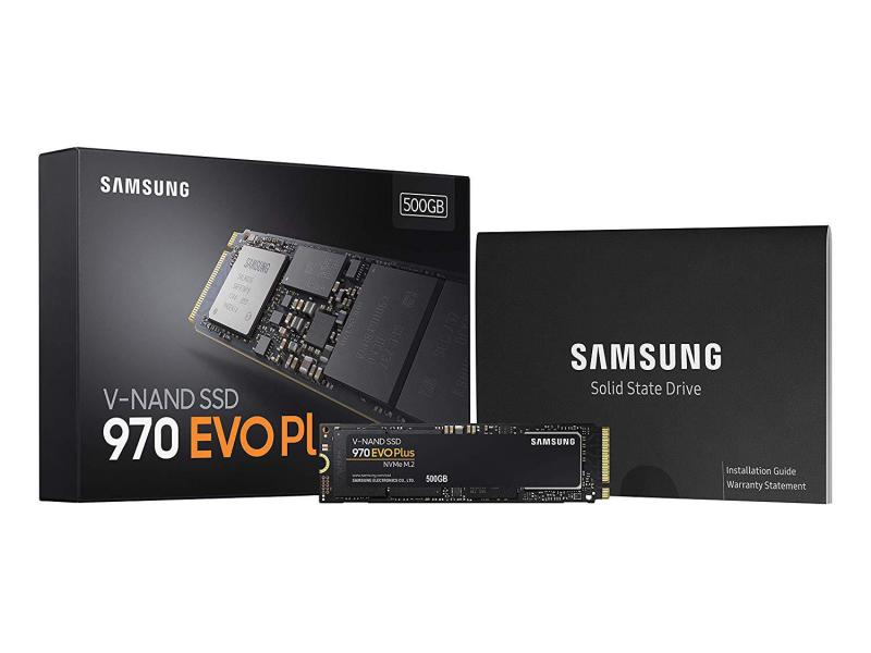 Samsung SSD 970 EVO Plus NVMe M.2 2280 NVMe 500 GB M.2 2280-Solid State Drive mit 500 GB