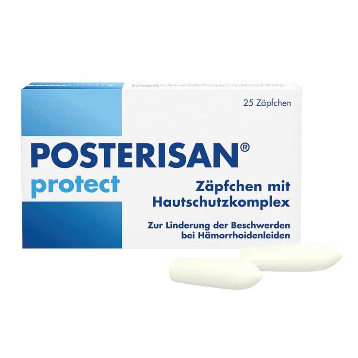 Posterisan protect Suppositorien, 25 St