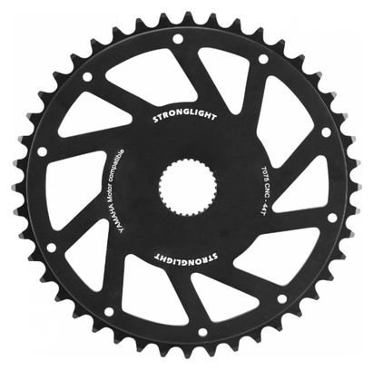 PLATEAU VAE-E-BIKE DIRECT MOUNT STRONGLIGHT  38DTS MONO NOIR ALU 7075 POUR YAMAHA AVEC CARTER