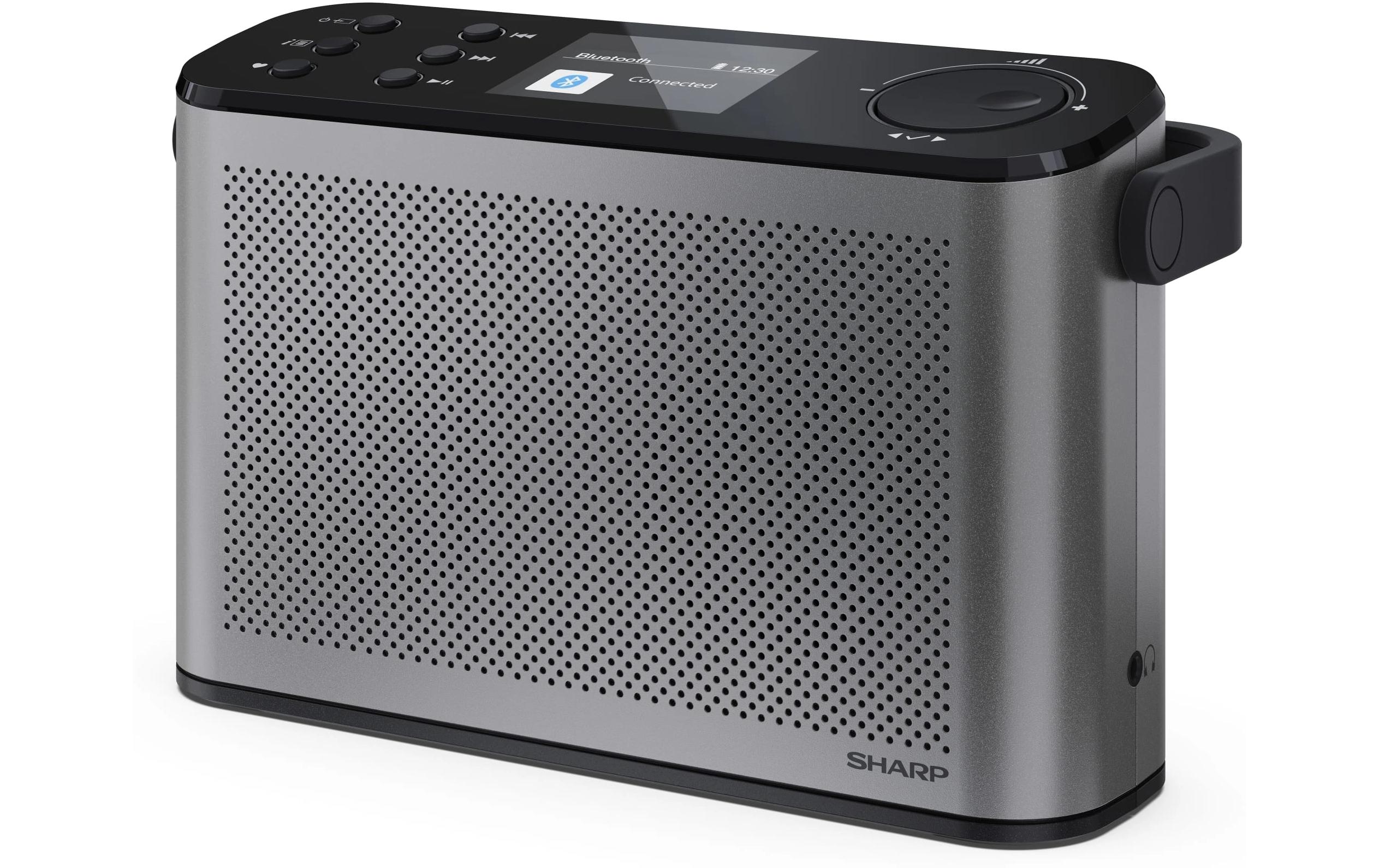 DAB+ Radio DR-P540 GrauTragbares DAB+-Radio mit Bluetooth-Streaming