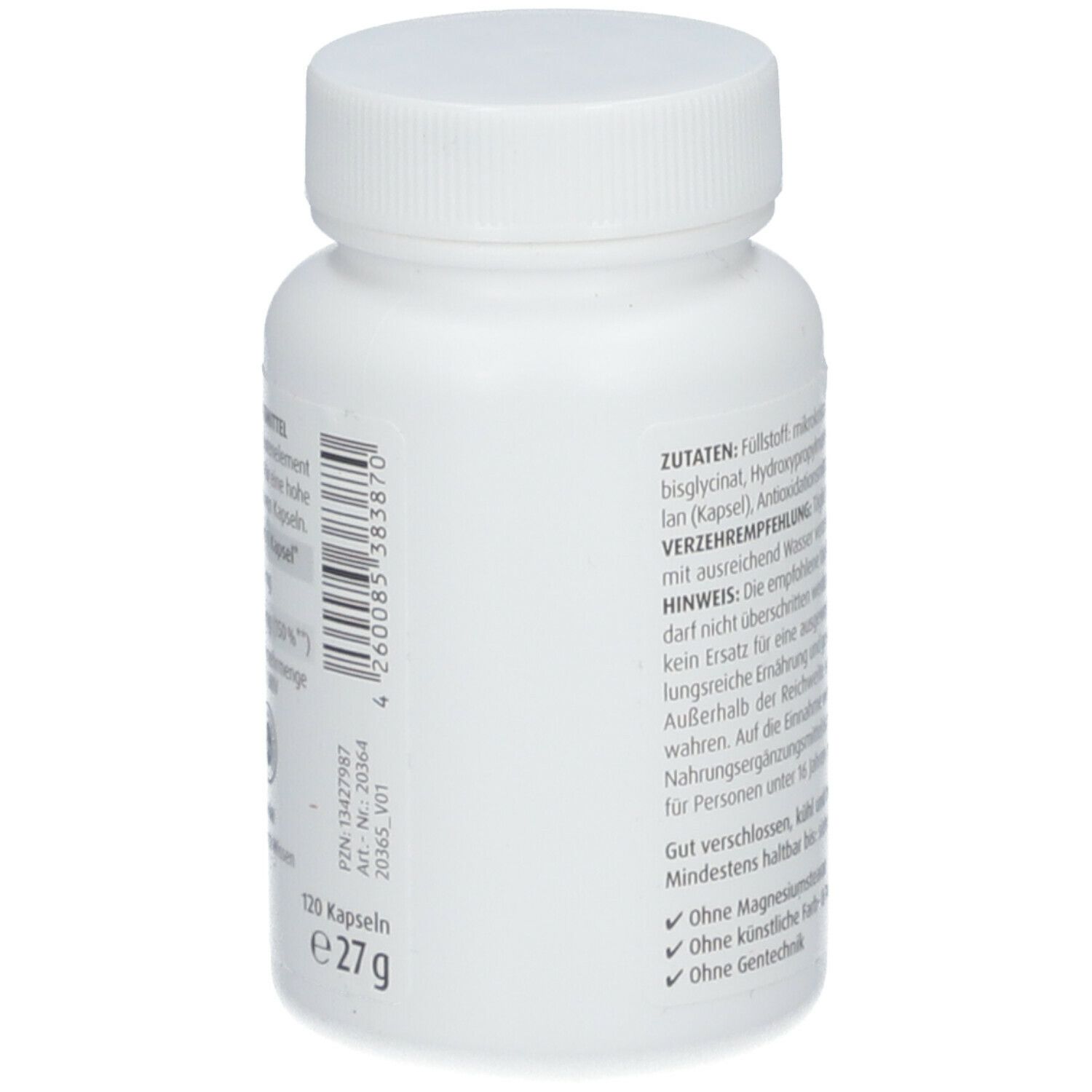 ZeinPharma® Zink Kapseln Chelat 15 mg