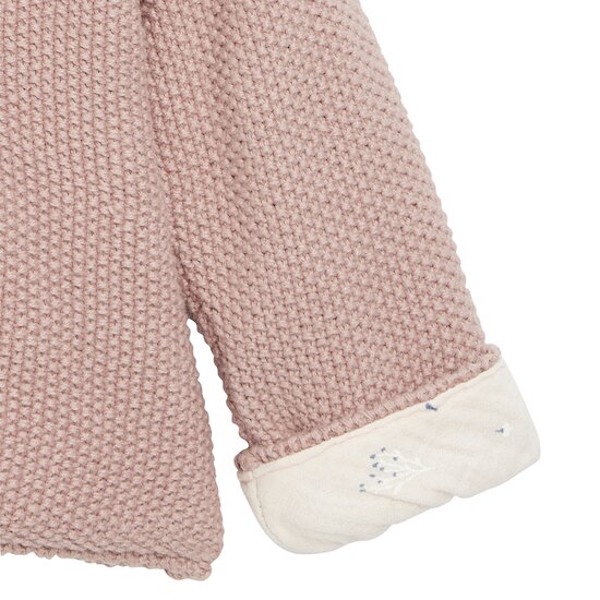 Mon écureuil chou Veste en tricot à capuche   Brown        de               Marèse