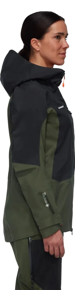 Mammut Eiger Free Advanced Hs Hooded Jacket Women Dark Marsh-Black