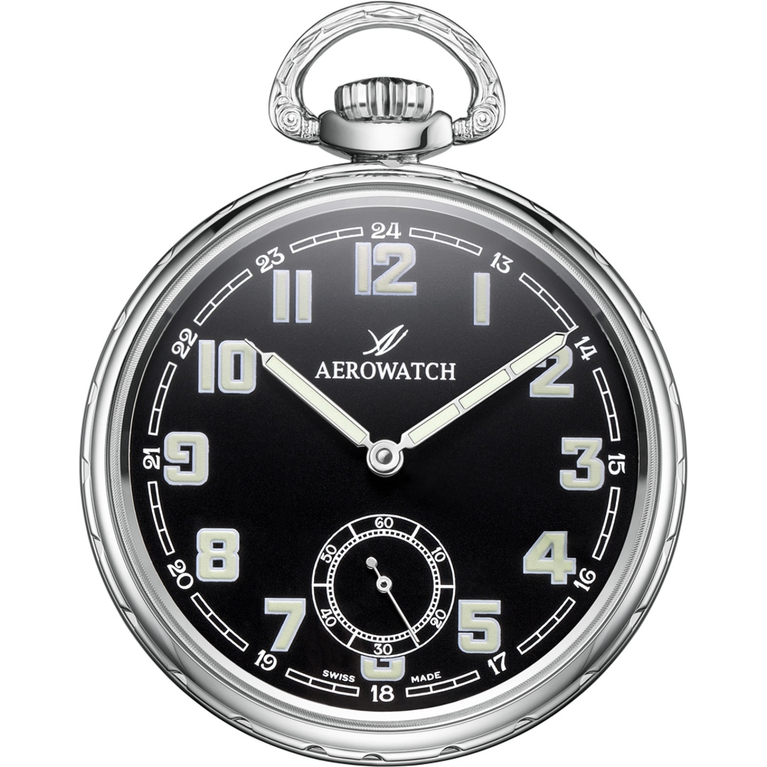 Aerowatch Taschenuhr Lépine Mechanical Traditional